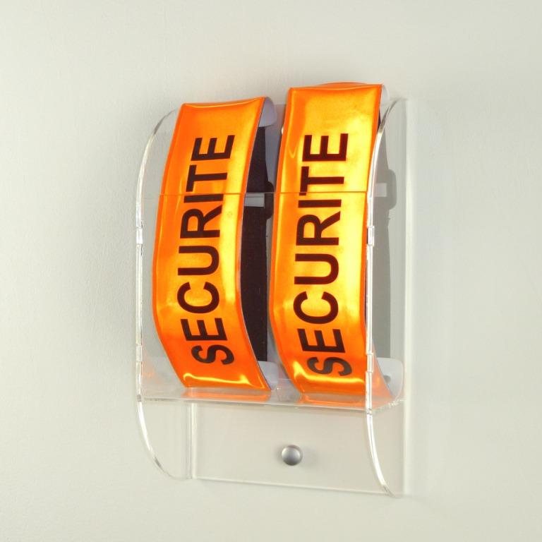 Accessoire sécurité et signalisation X Autohaux Brassard Réfléchissant pour  cyclisme de nuit 4 pcs - 35x4,8cm Orange